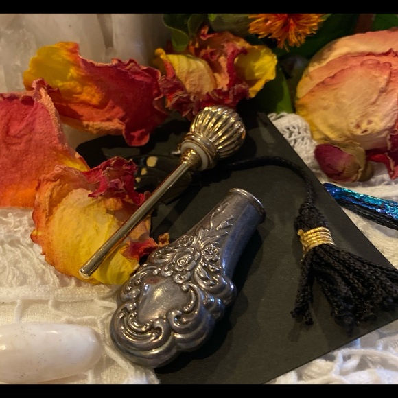 Vintage Sterling Towle Perfume Decanter - Picture 2 of 6